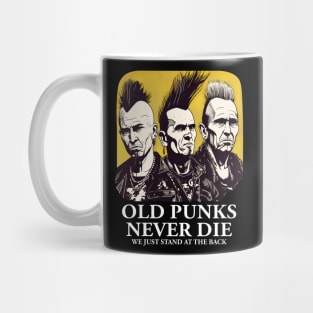 Punk Rock - Old Punks Never Die Mug